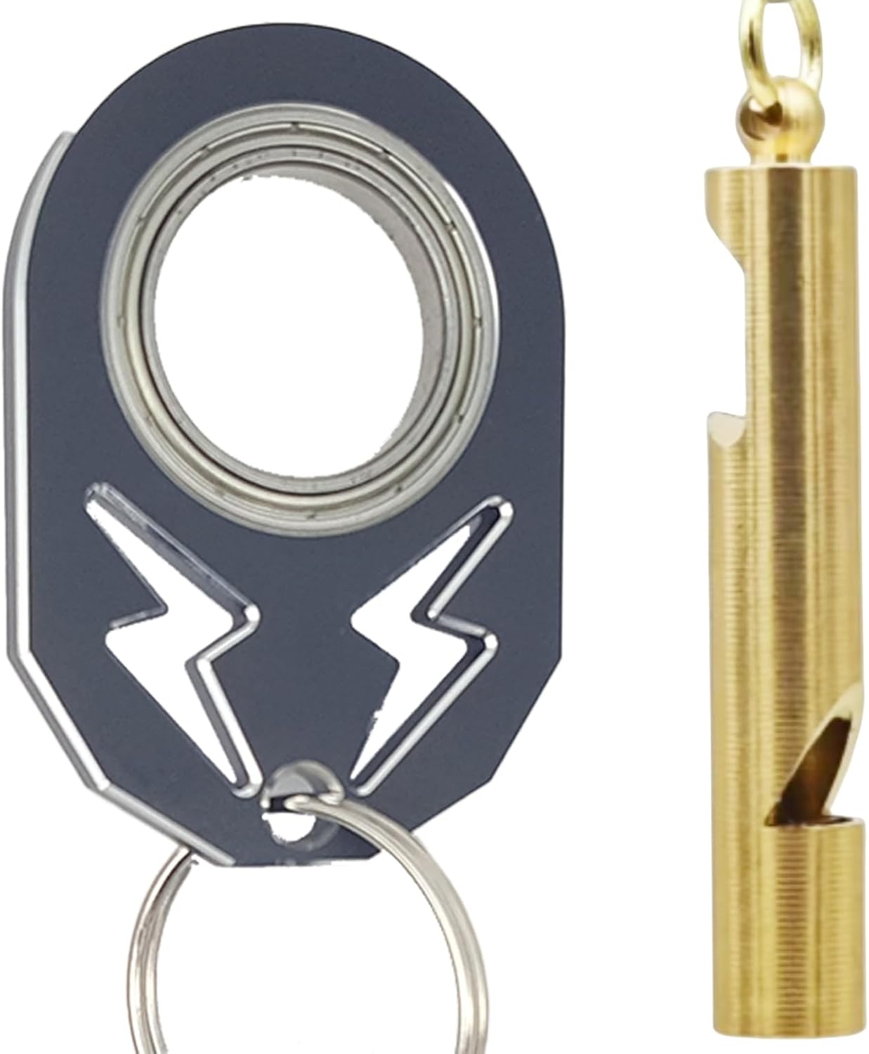YIPUKIYI Keychain Spinner Fidget Ring metal Key Chain Spinner Fidget Ring typ... - Picture 12 of 16