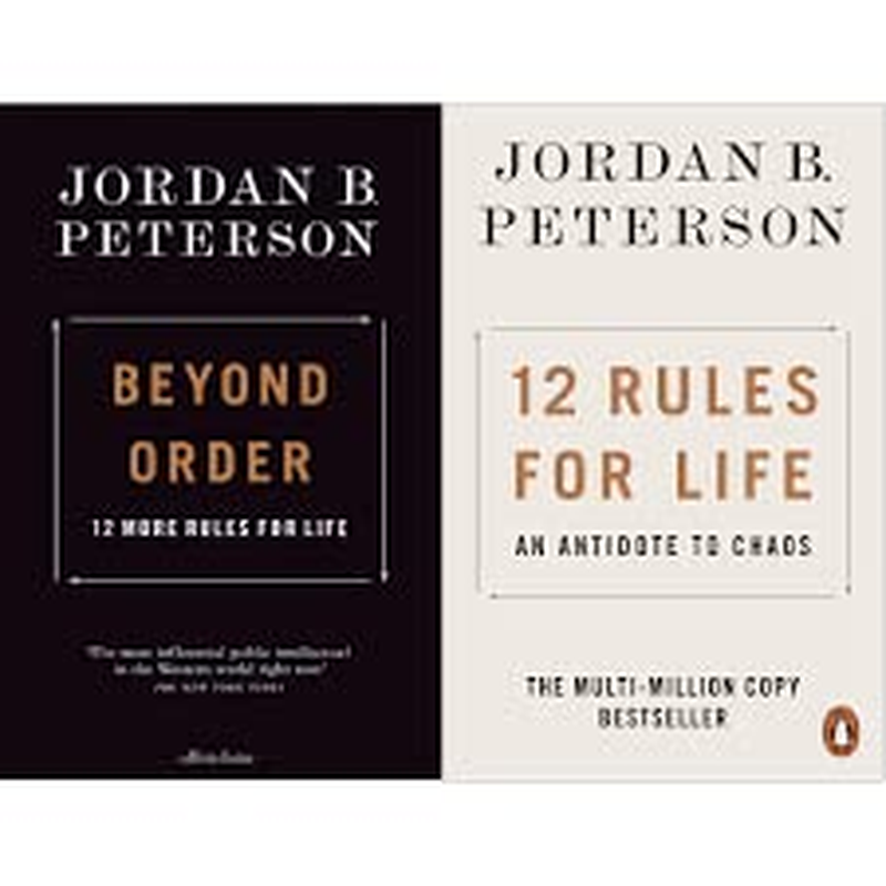 IRIPLEZO Jordan B. Peterson Best Selling Combo Books - 12 Rules for Life an Antidote to Chaos and beyond Order 12 More Rules for Life Jordan Peterson (Paperback) Mar 2, 2021