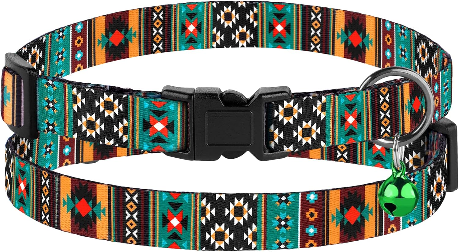 Cat Collar Breakaway 2PCS Adjustable Pattern Tribal Aztec Southwest Safety Pe... - Picture 7 of 13