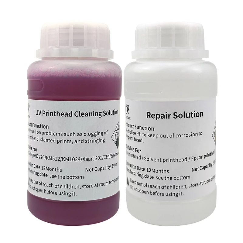 UV Ink Cleaning Solution for Ricoh Konica1024 512UV Print Head Ricoh G4 G5 Powerful Cleaning Repair Liquid