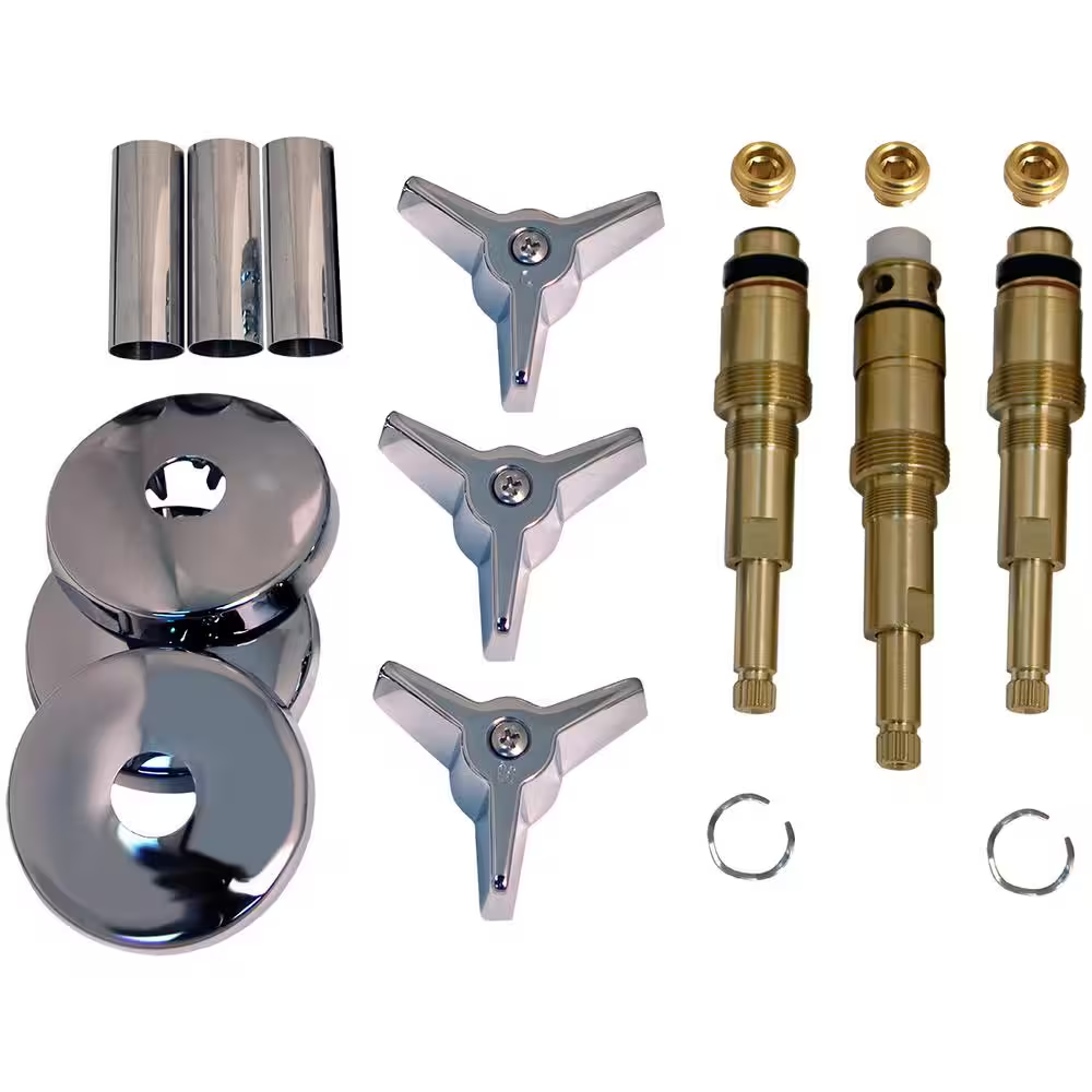 Tub and Shower Rebuild Kit for American Standard Colony 3-Handle Faucets