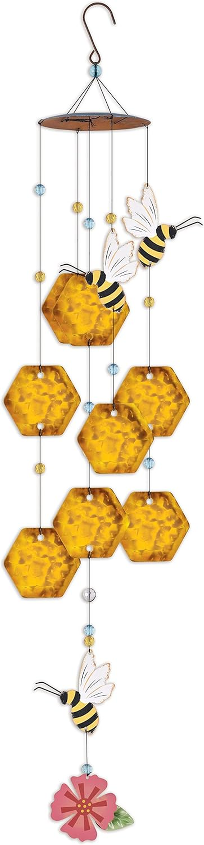 Sunset Vista Designs 93651 Country Garden Collection Wind Chime, Bee Honeycom... - Picture 2 of 3