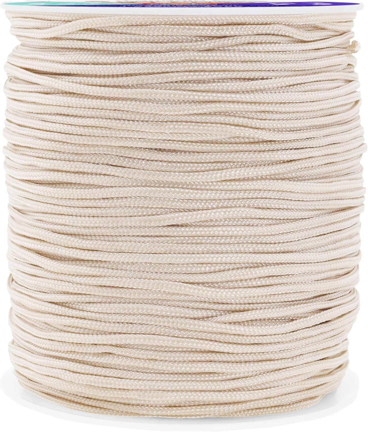 1.5Mm Egg Shell Blind Strings Lift Shade Cord - 109 Yards Braided Nylon Cord for Roman Shades, Curtain String, and Blinds Repair or Replacement