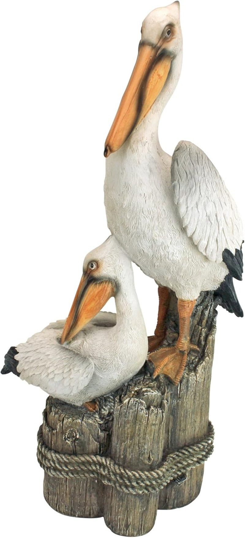 Stunning Coastal Pelican Garden Statue - 24