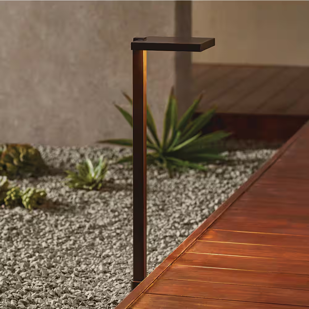 Glenwood 151 Lumen Oil Rubbed Bronze Integrated LED Low Voltage Outdoor Landscape Path Light