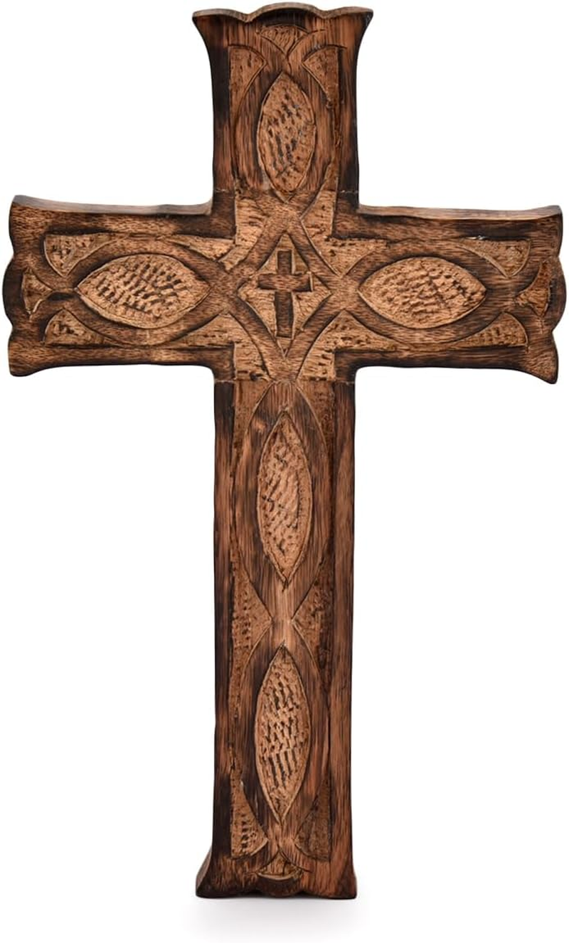 Handmade Wooden Wall Cross Church Home Room Décor