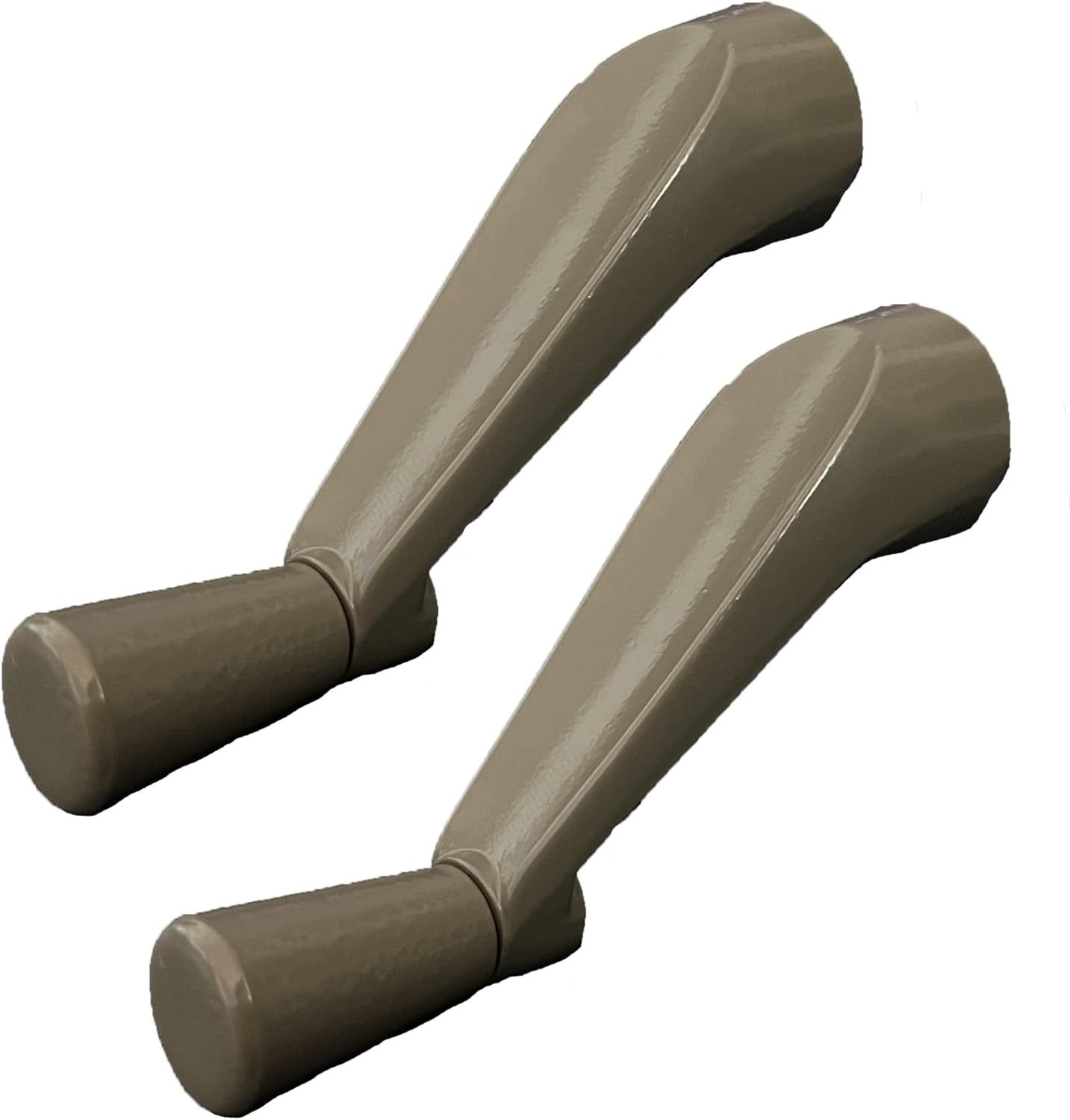 Pack of 2.Window Crank Handle Replacement,(Stone Color) Fit to [3/8 Inch Spindles]. Spline Socket Crank Handle, Smooth 360-Degree Operation.Casement,Compatible Andersen Material: Zinc Alloy