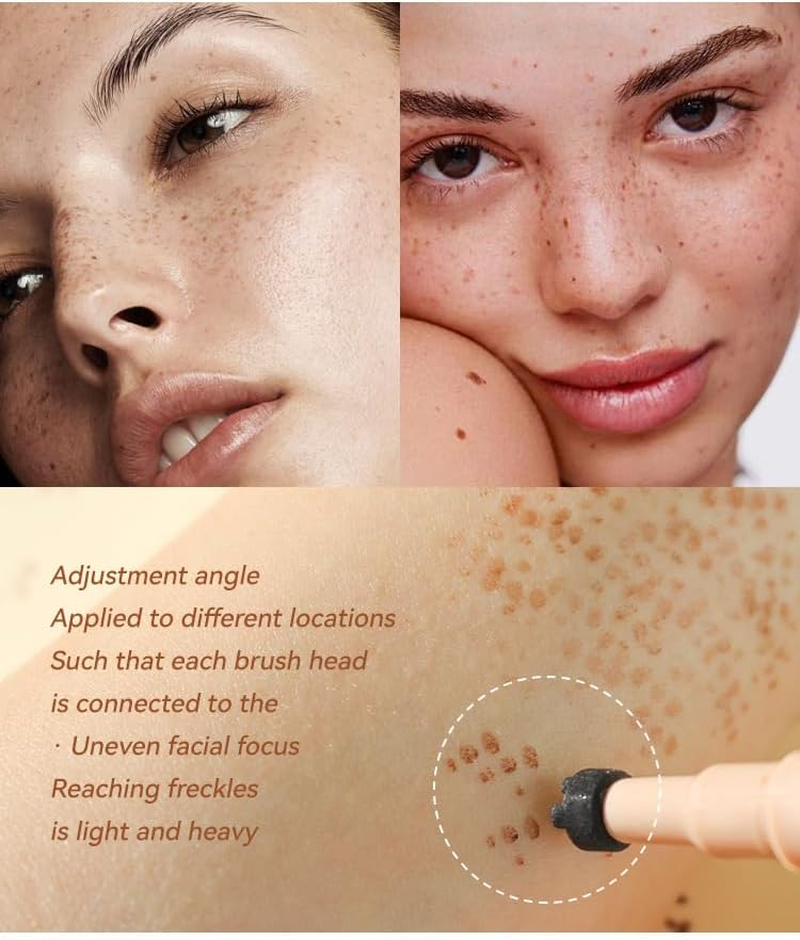 WALULAN Freckle Pen Henna Freckles Sweatproof Waterproof Long Lasting Small F... - Picture 7 of 13