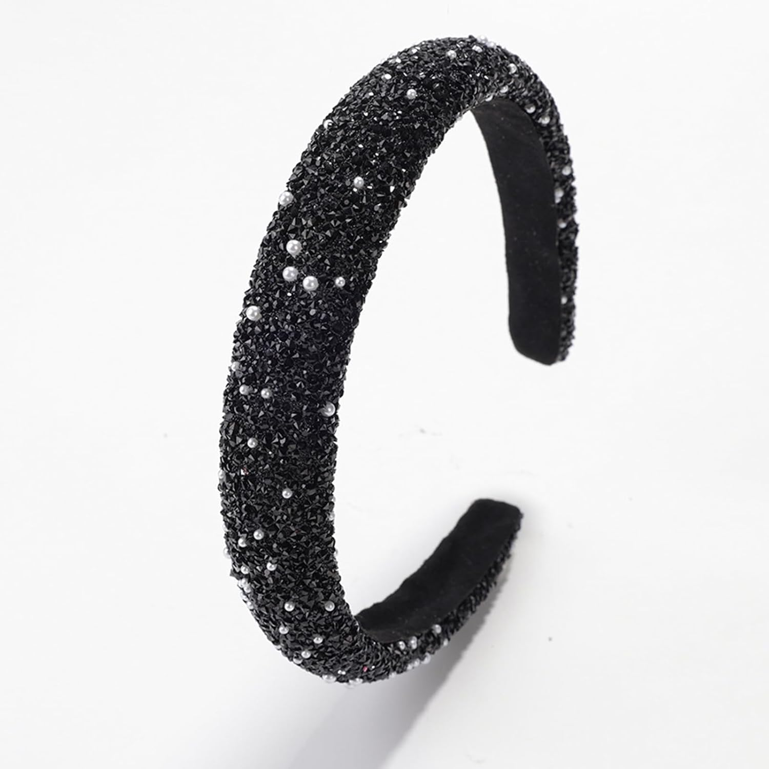AWOCAN Rhinestone Headbands for Women Diamond Bling Rhinestone Wide Hairband ... - Picture 6 of 13