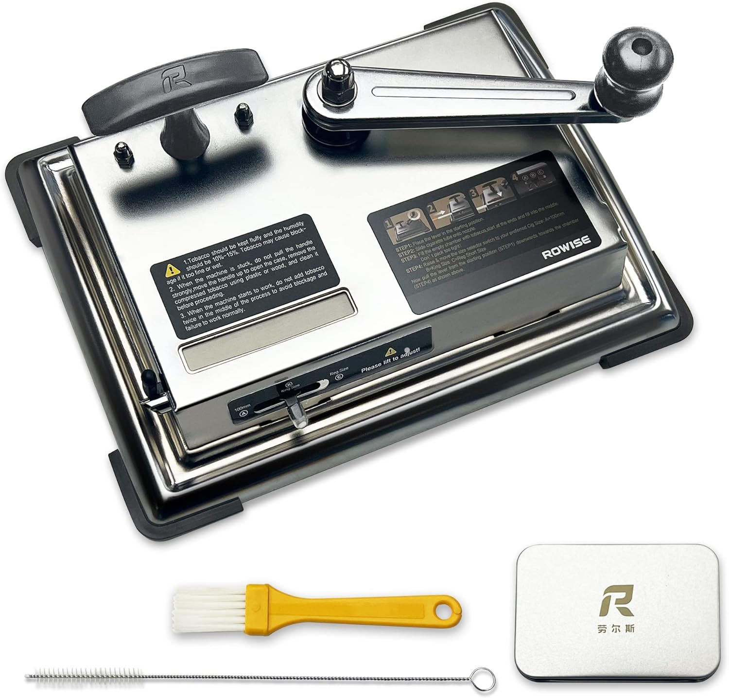 how to adjust cigarette rolling machine New Version Cigarette Rolling Machine, Portable Manual Cigarette Injector  Fits R