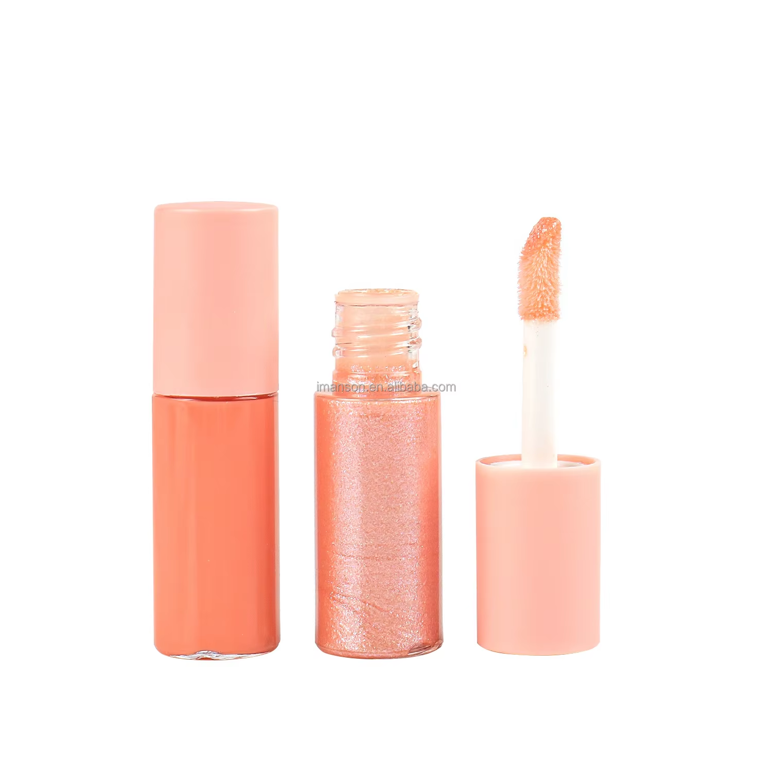 Cute Pink Makeup Sets 10Pc Mini Lip Gloss Kit Waterproof Nude Liquid Lipstick Set