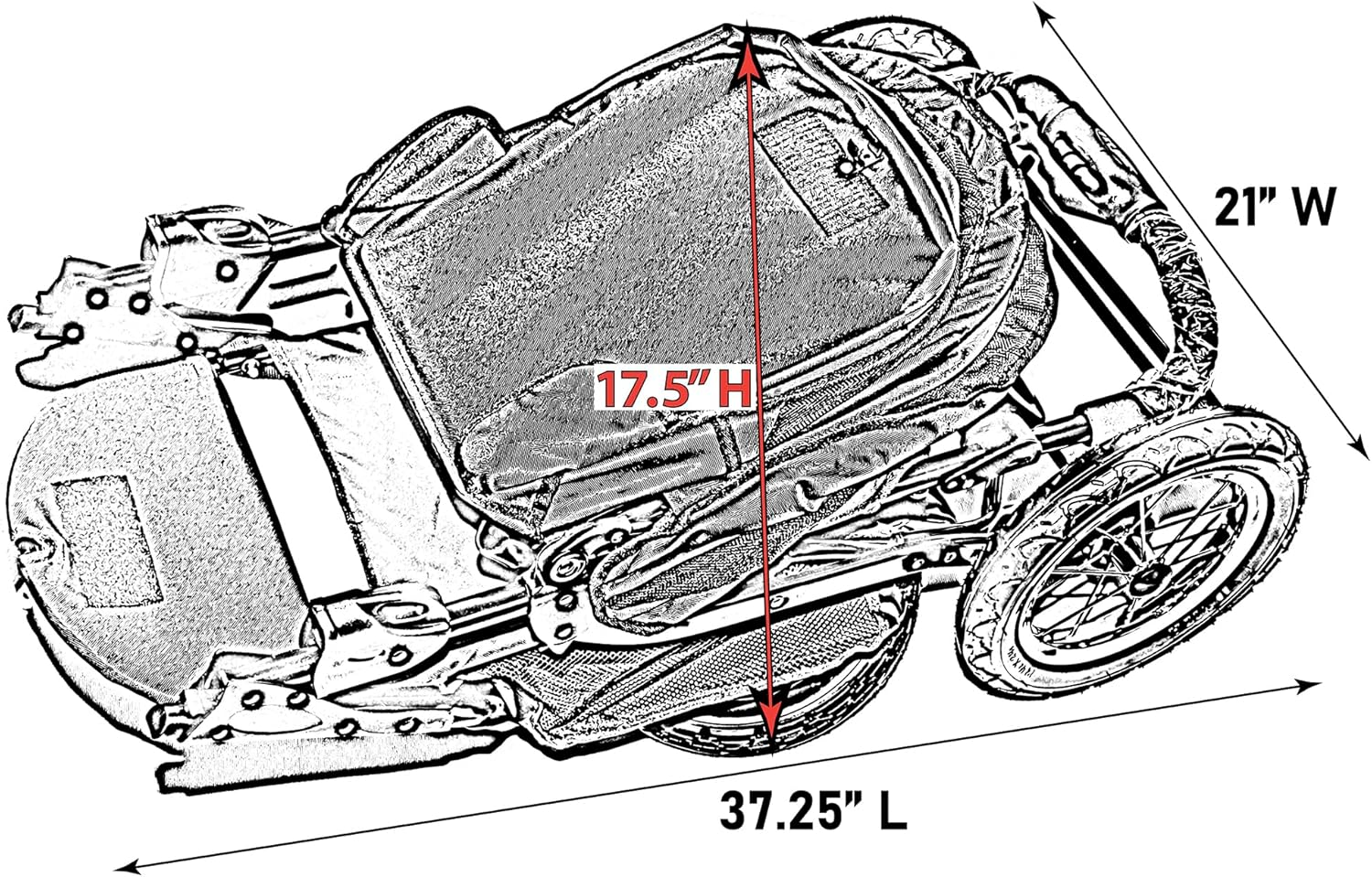 Pet Gear No-Zip AT3 Pet Stroller for Cats/Dogs, Zipperless Entry, Easy One-Ha... - Picture 4 of 13