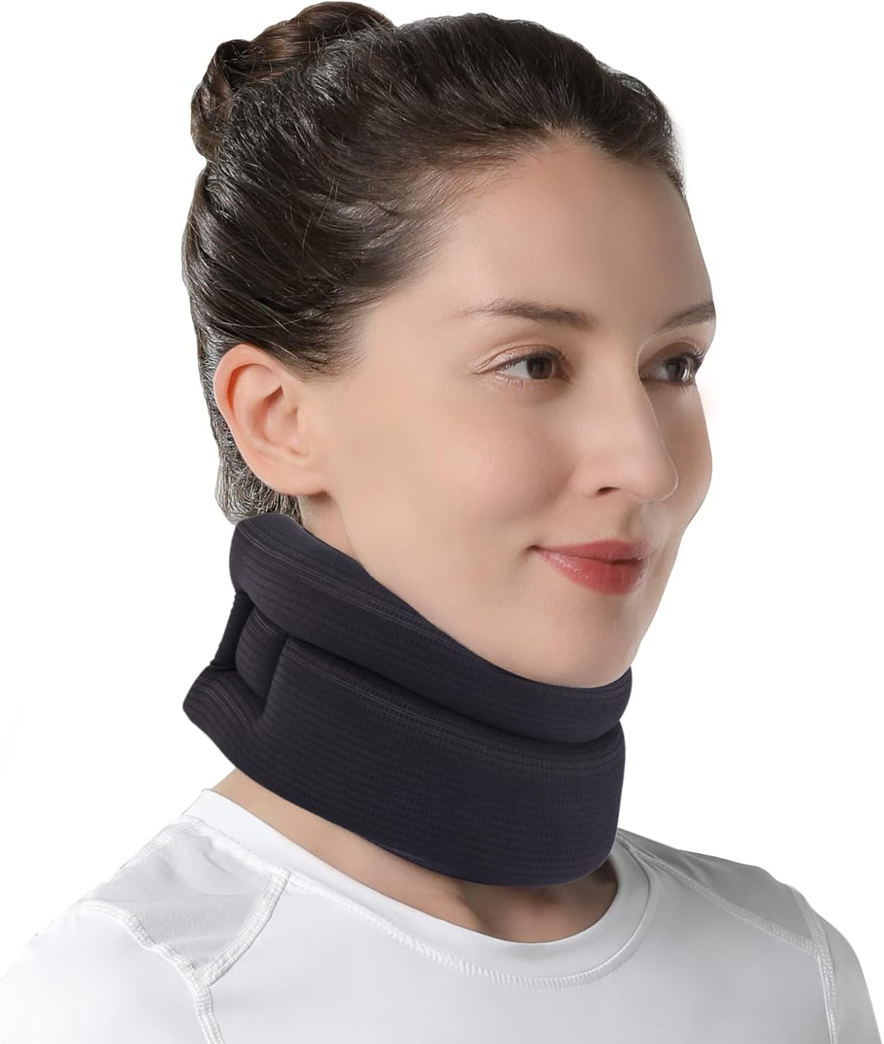 Neck Support Brace for Snoring Sleep Apnea, Soft Cervical Collar for Cervicorrect