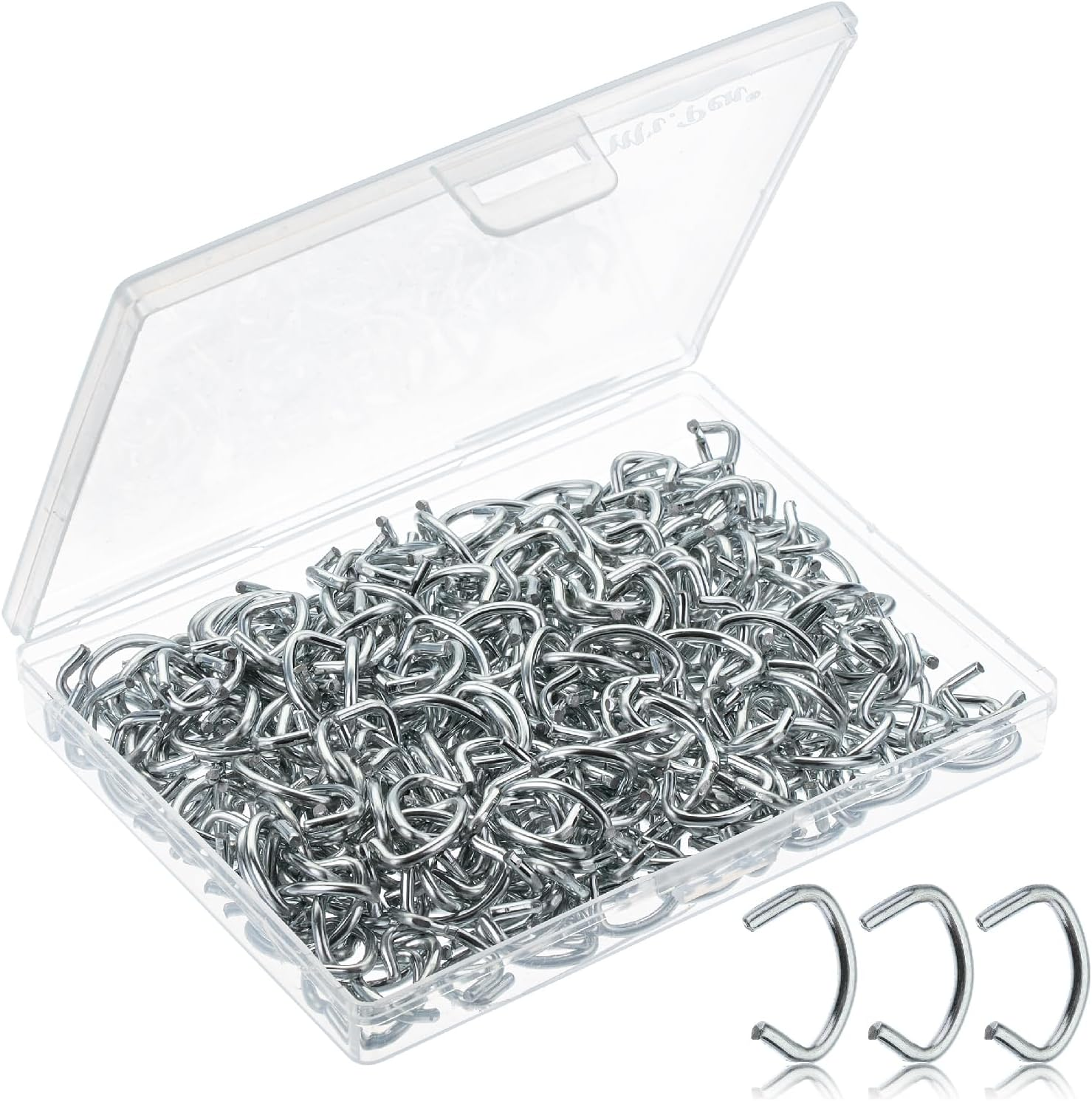 360-Pack Galvanized Hog Rings – 1/2