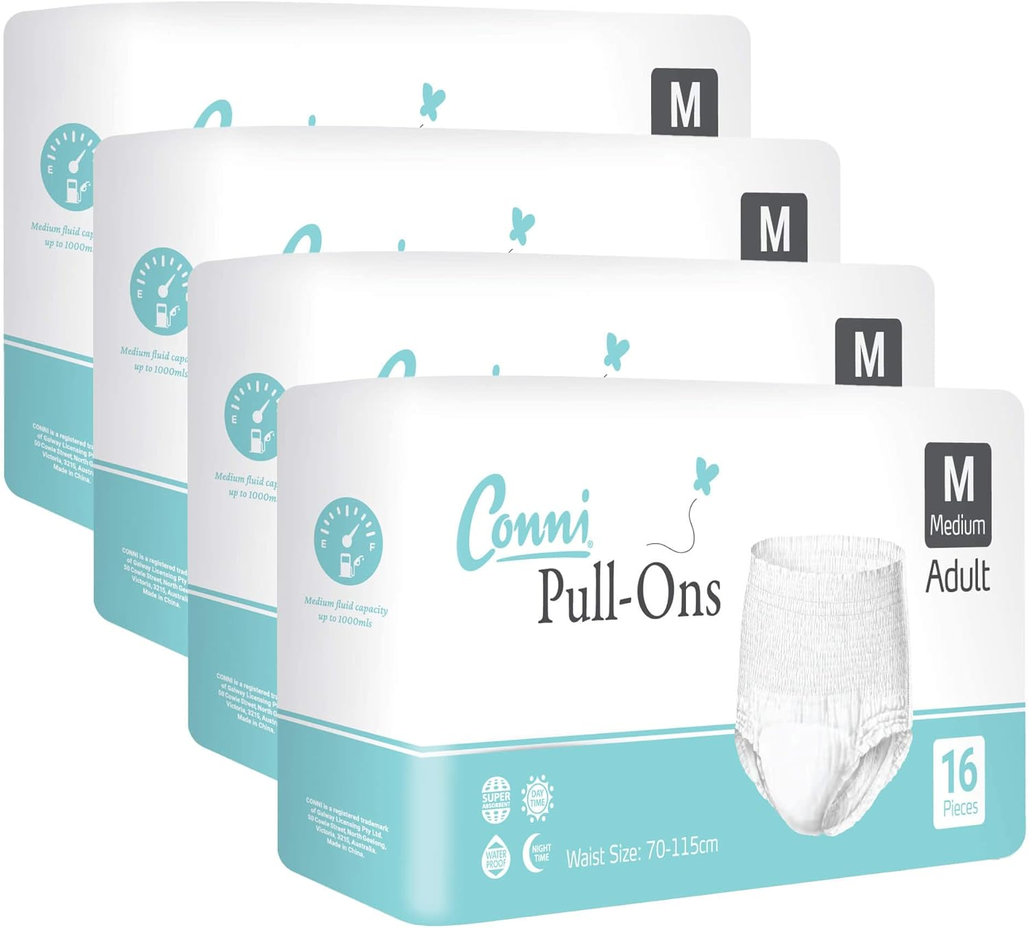 Conni Pull-ons, Disposable Adult Absorbent Briefs for full void incontinence,... - Picture 10 of 15