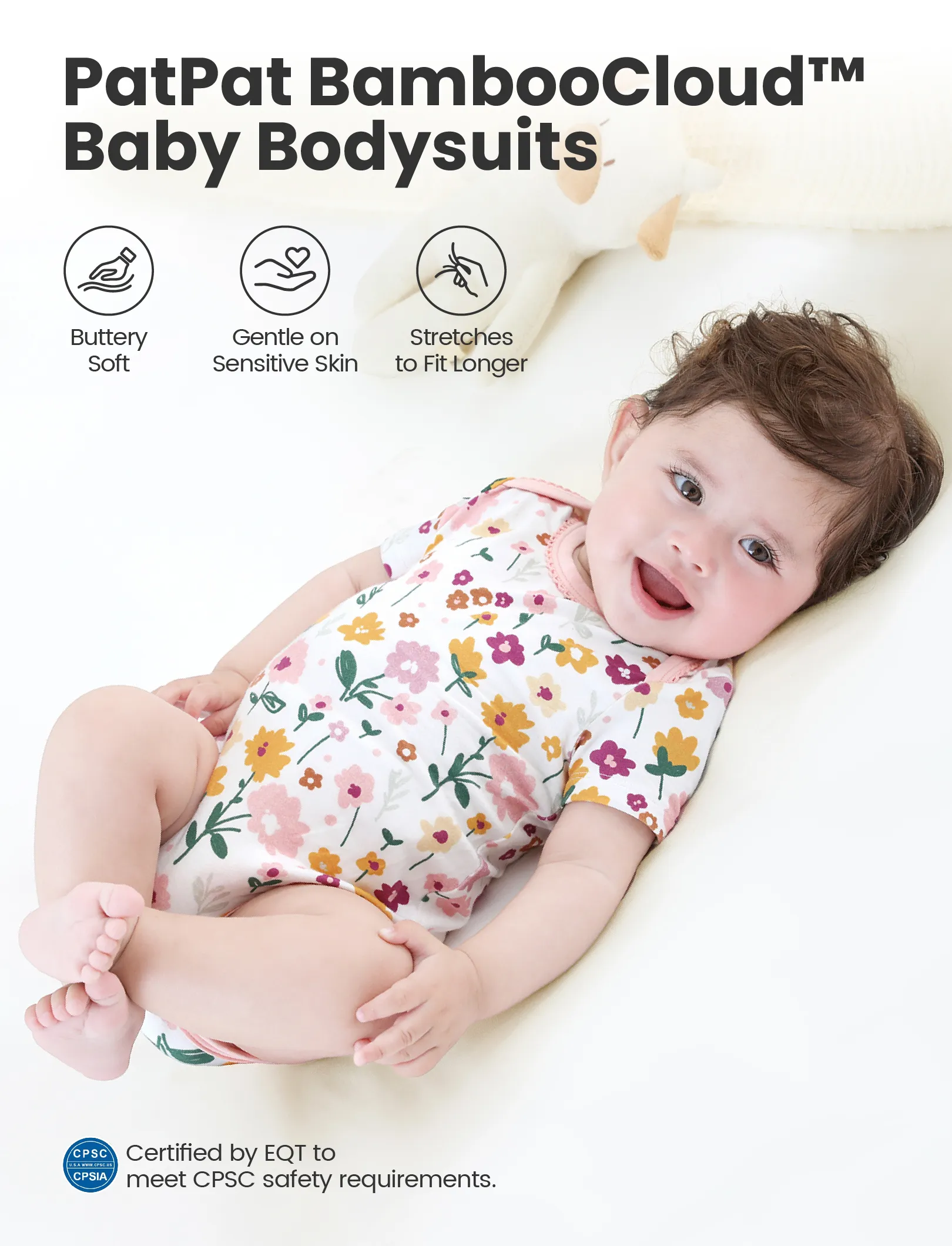 Bamboo Baby Boy/Girl 2-Pack Solid&Printed Rompers Set Pink
