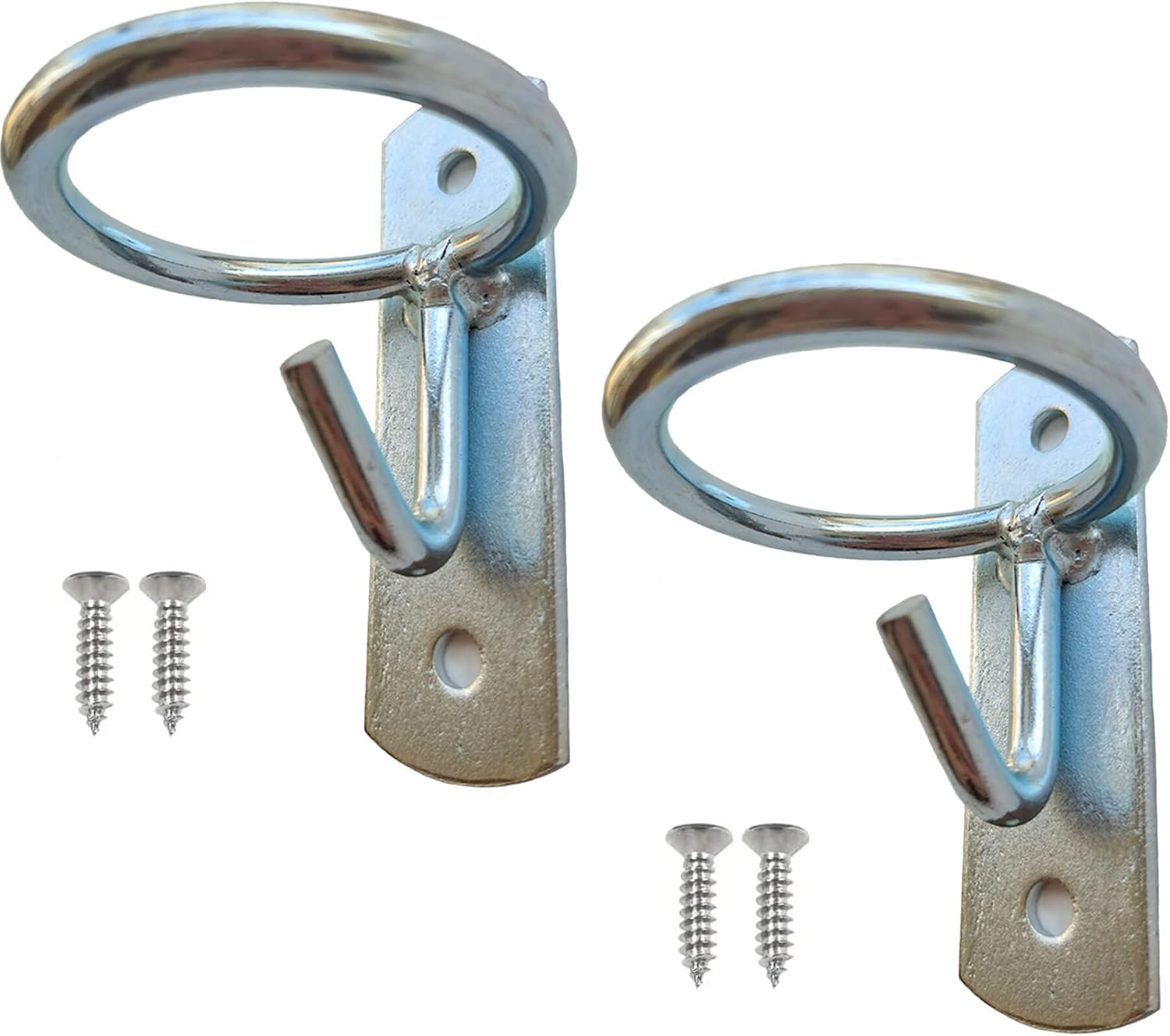 Horse Feed Bucket Hook,Water Bucket Holder Hanger for Horse Stall/Stable Supplies (2 Pack)