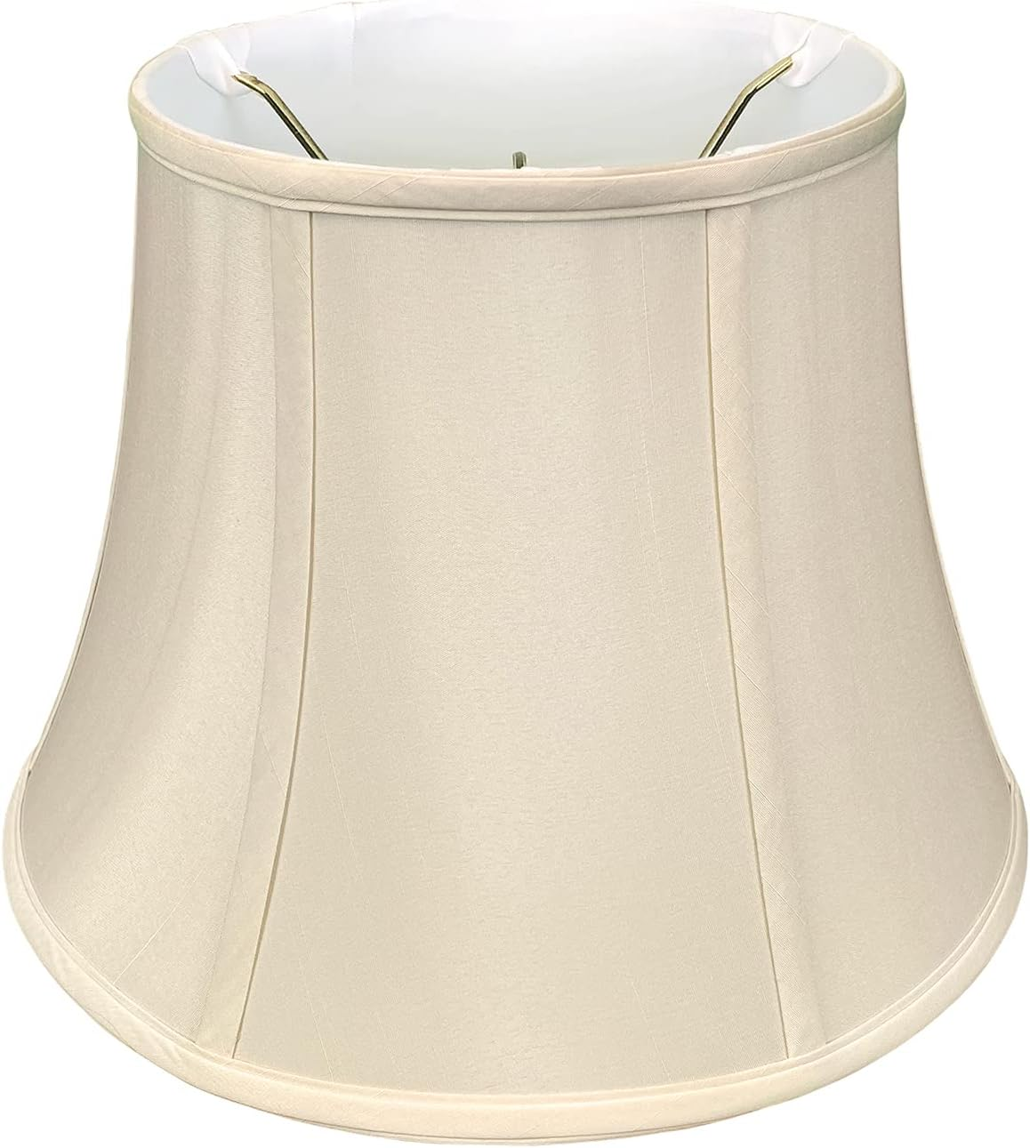 BS-708U-10BG Modified Bell Basic Lamp Shade with UNO Threaded Fitter, 6.5 X 10 X 8.5, Beige