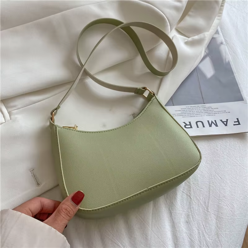 Wholesale Summer 2023 Ladies Hand Bags Simple Women'S Handbags Fashion Ladies Shoulder Bags PU Leather Bags