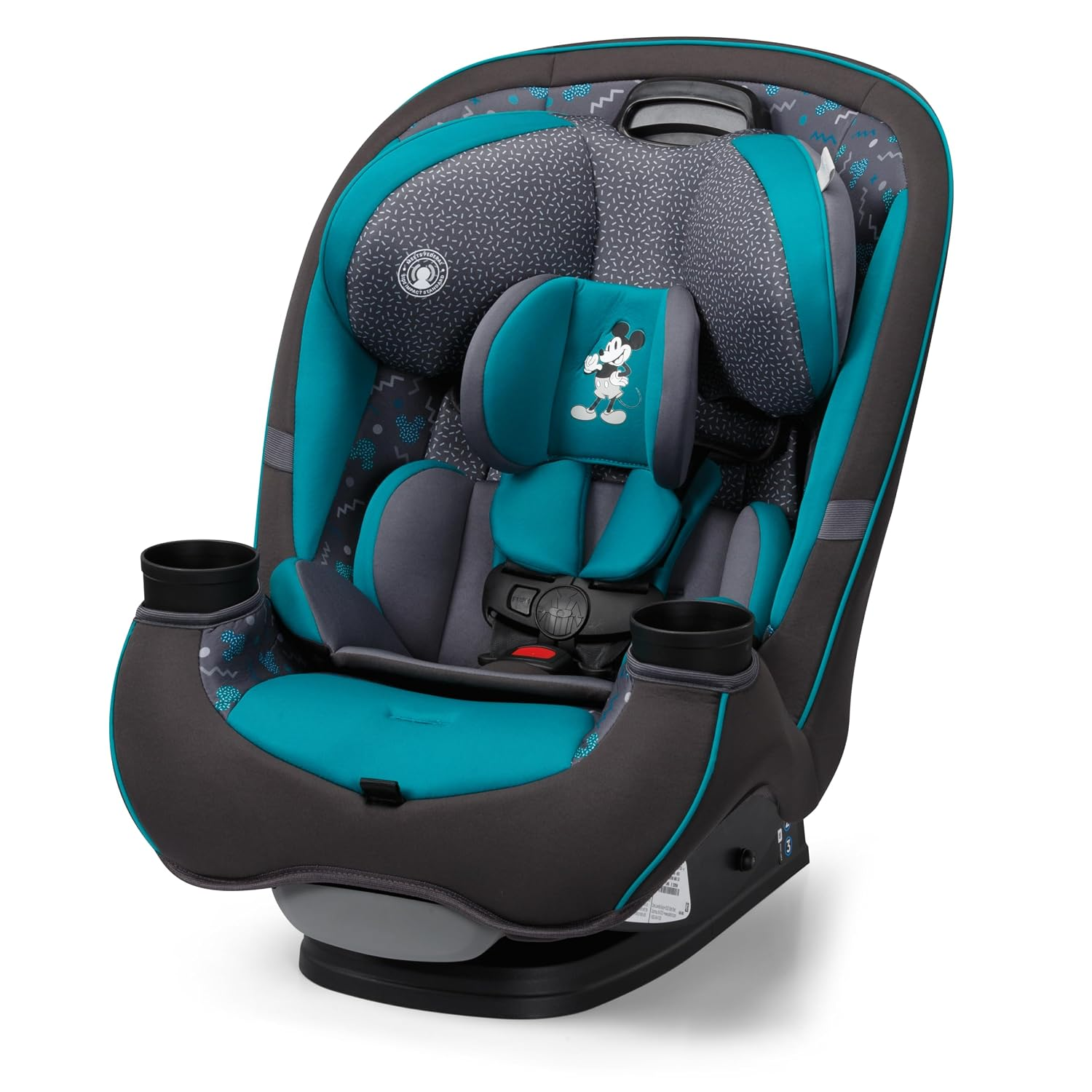 Disney Baby Grow and Go All-In-One Convertible Car Seat, Infant to Toddler Carseat, Mickey Sprinkle