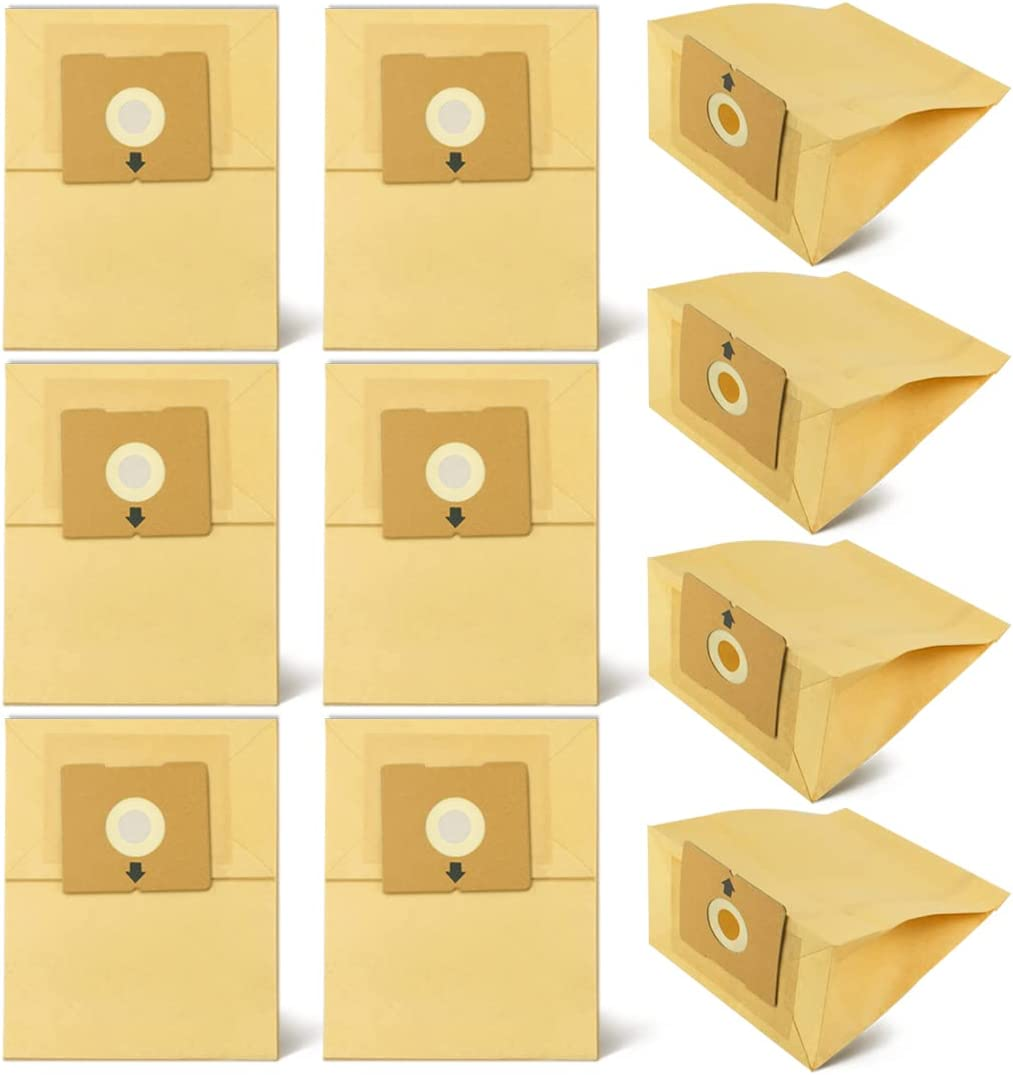 10 Pack Vacuum Bags for Bissell 4122, 2154A, 2154W, 2154, 4122D, 1668, 1668C, 1668W, 1608, 2154C Zing Bagged Canister Vacuum, Part # 2138425, 213-8425