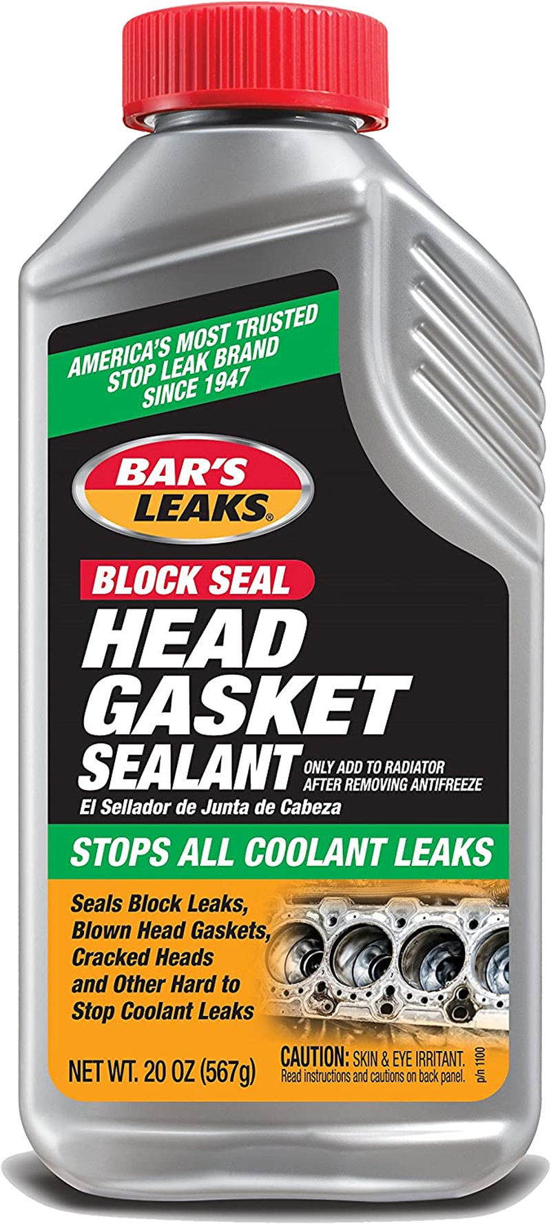 Bar'S Leaks 1100 Head Gasket Repair - 20 Oz.