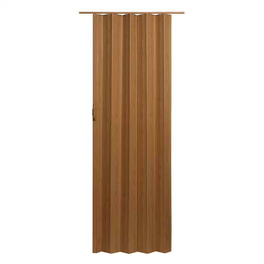 Via 48 In. X 96 In. Fruitwood Vinyl Accordion Door with Hardware