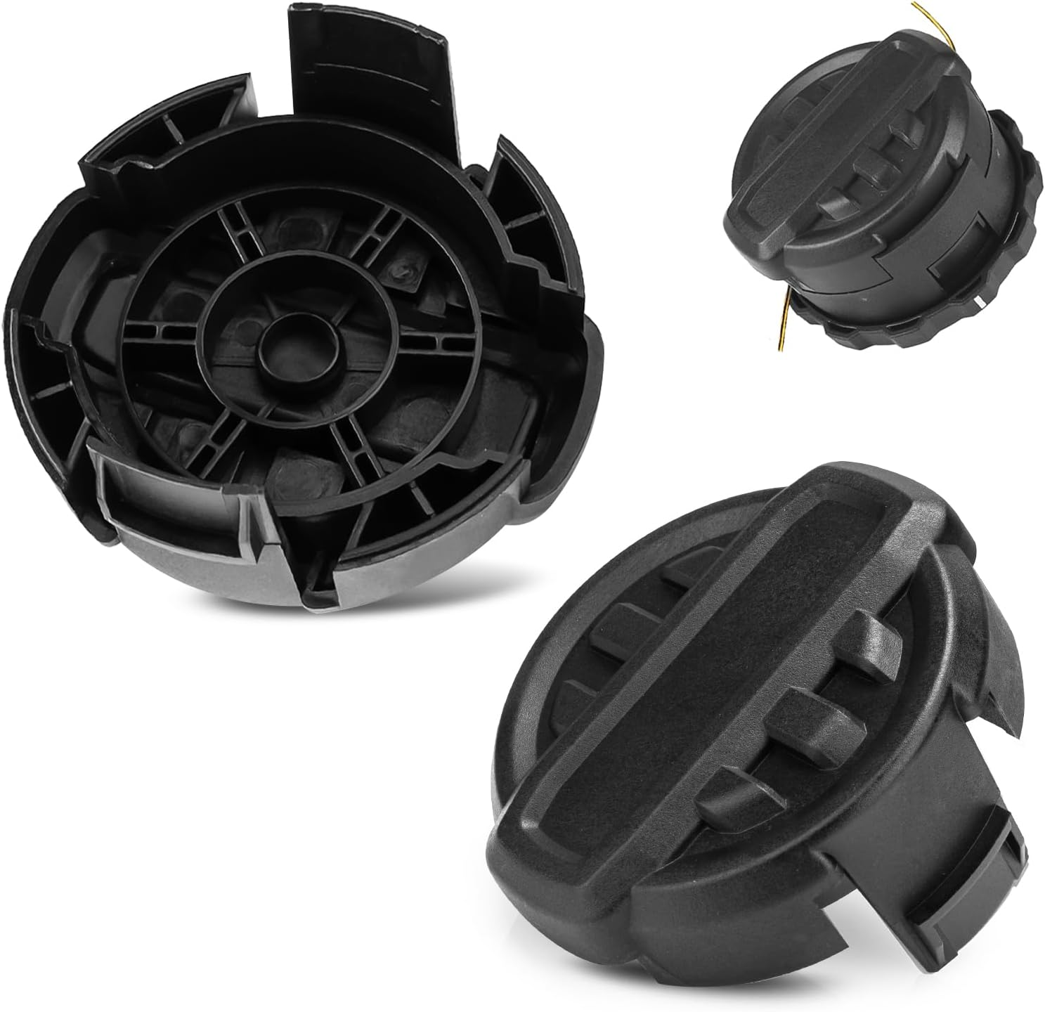 String Trimmer Head Cap Replacement for DWO1DT995 Dewalt Weed Trimmer Head Parts DCST922P1 DCST922B DCST972X1-2 Pack