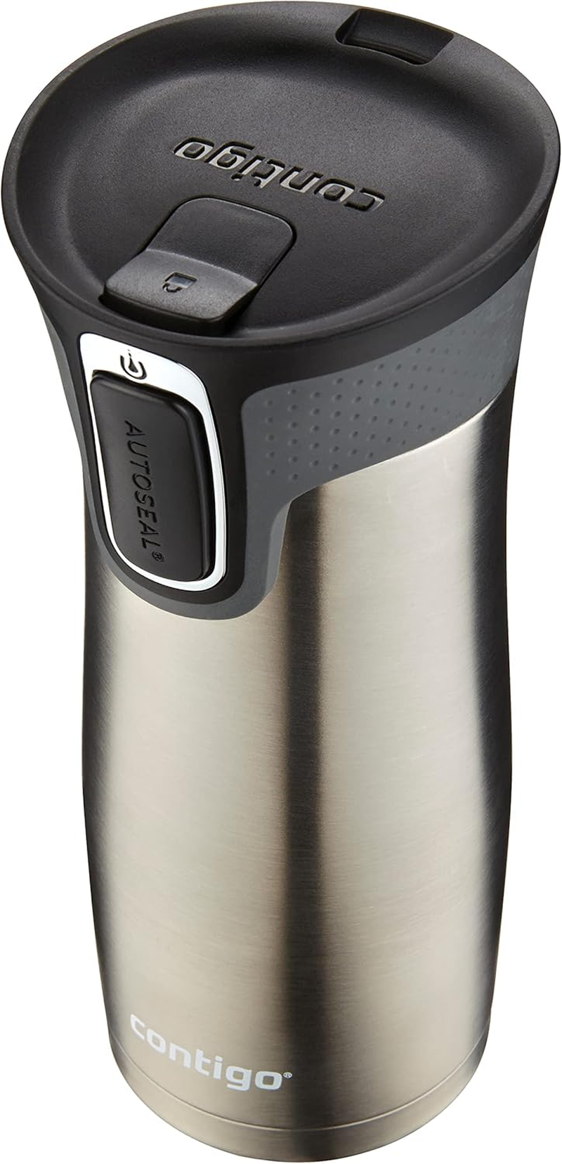 Contigo West Loop Stainless Steel Travel Mug with AUTOSEAL Lid 16Oz Stainless Steel/Black