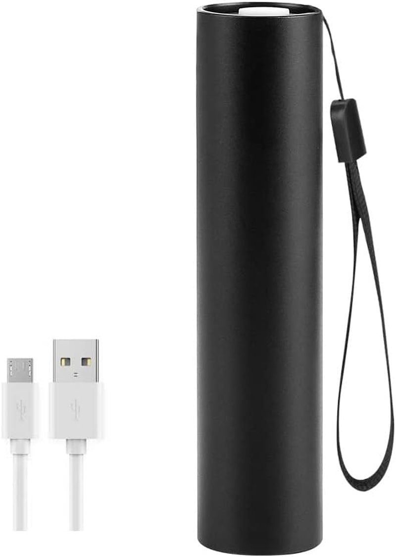 Rechargeable Black Light UV Flashlight, 365Nm Mini Blacklight Ultraviolet Pen Torch Pet Stain Detector for Find Dog Cat Stain,Good Work with Pet Odor Eliminator,Cool Gadget for Women Men Him