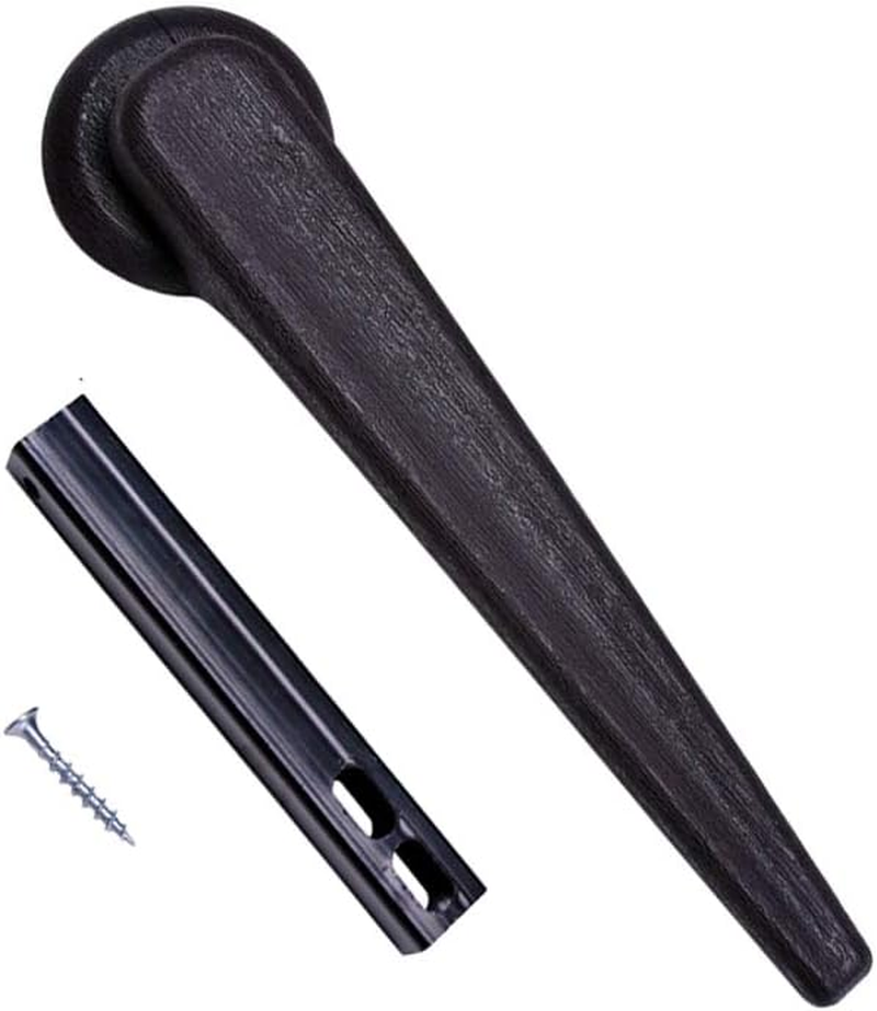 10 Inch Recliner Handle Lever Replacement Kits 5/8 Inch Square Mount Dark Brown Finish Offered