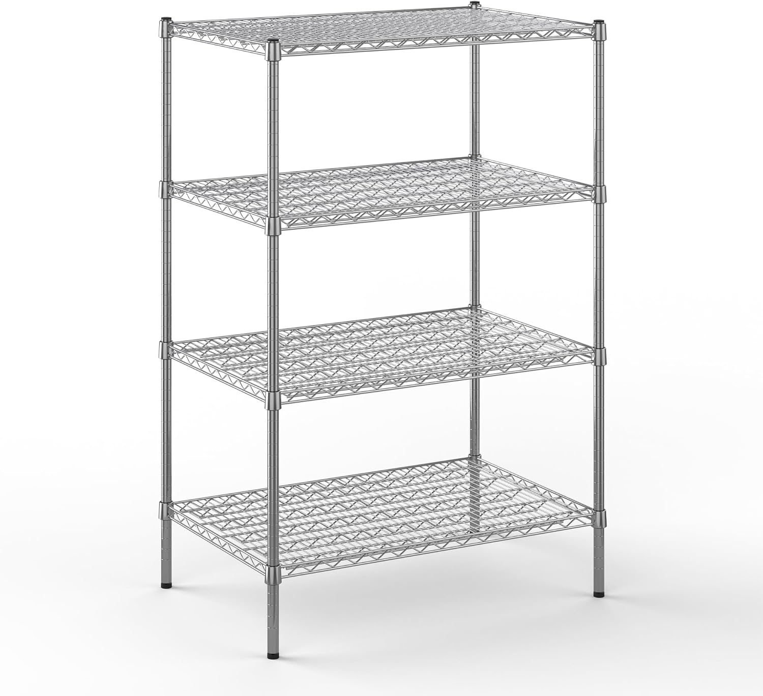 24" Deep X 36" Wide X 54" Height Wire Shelving Kit | 4-Tier | NSF Commercial Storage Rack Unit