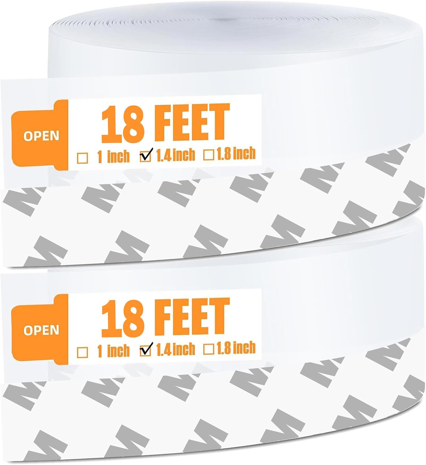 36 Pies de Tira de Sellado de Silicona Transparente de 35mm para Puertas