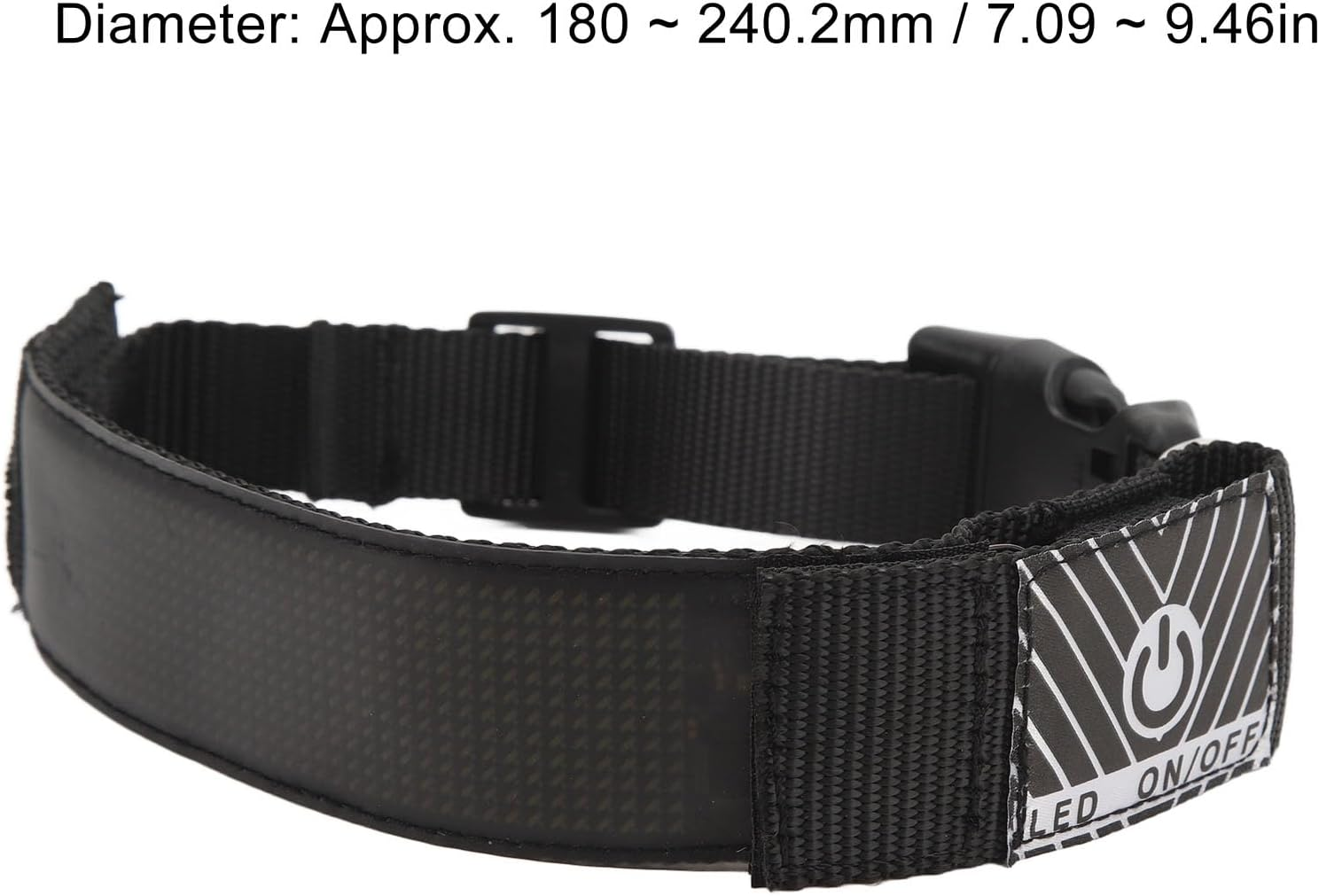 Programmable LED Collar with Connection, Rechargeable, Stylish Design, High V... - Picture 8 of 13