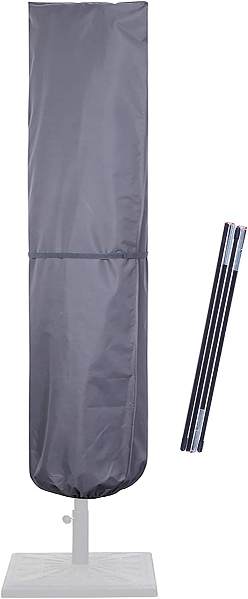 15 patio umbrella cover Patio Umbrella Cover with Rod for 7 to 11 Ft Umbrellas & 15 Ft Double-Sided  Umbr