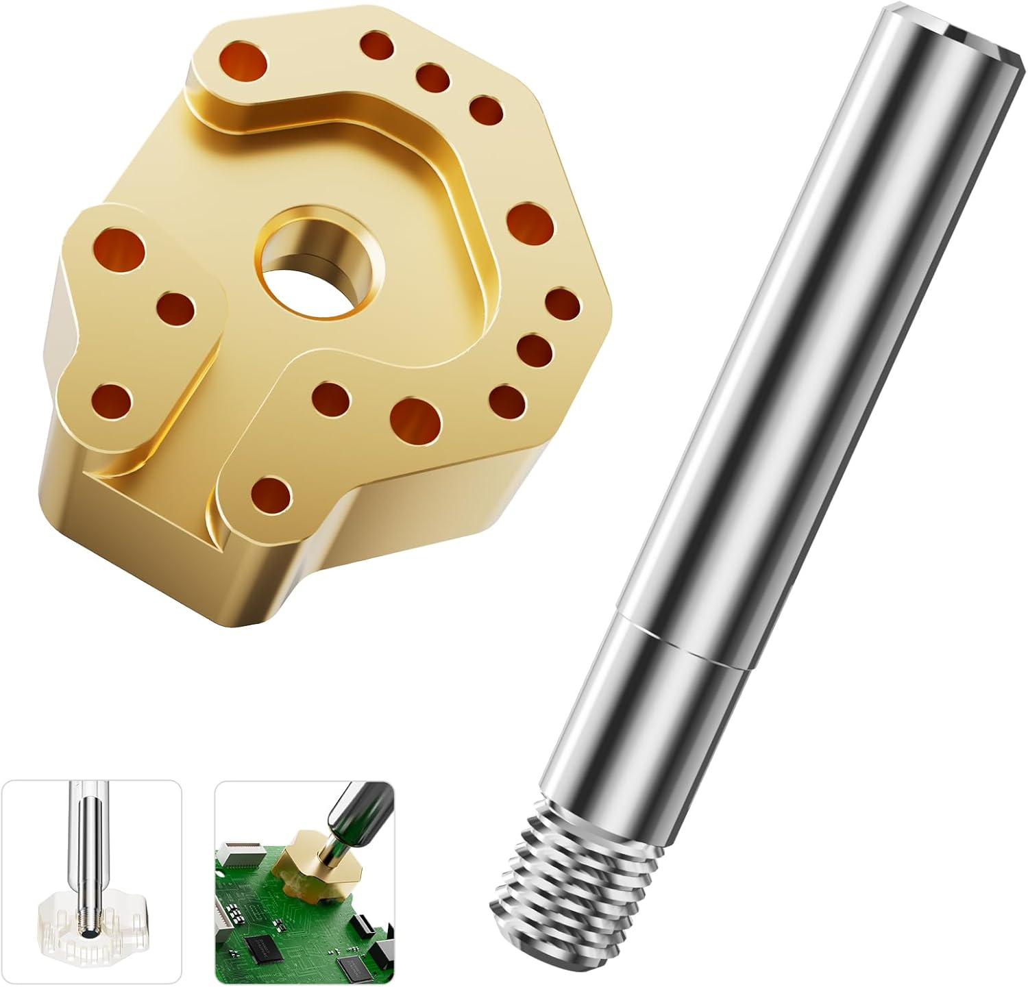 Precision Joystick Soldering Iron Tip with Adapter for Gaming Controllers