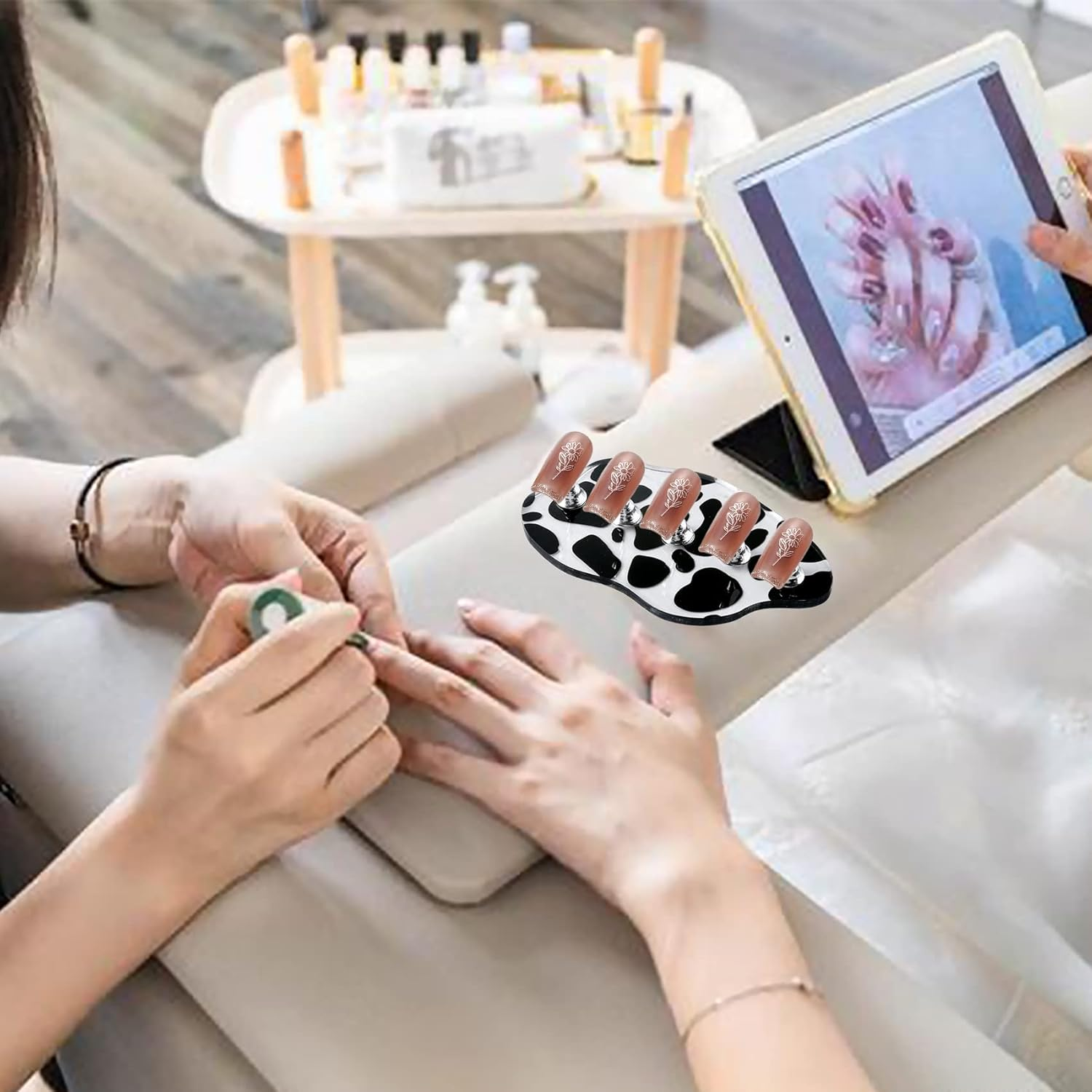 ZOQINI 2Set Acrylic Nail Stands - Nail Holder & Display Stand for Painting, D... - Picture 6 of 15