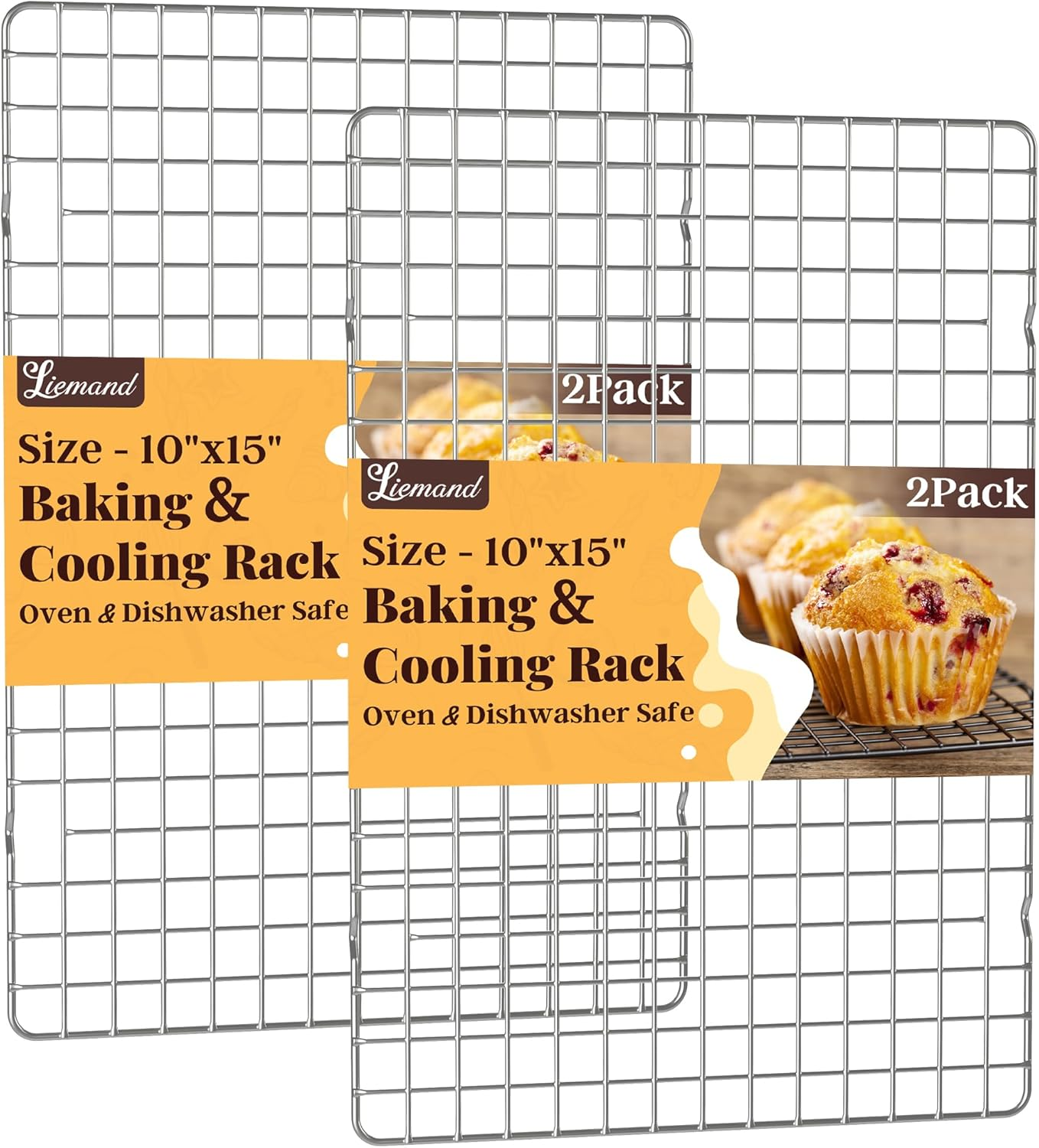 Cooling Racks for Cooking and Baking - 2 PCS 10
