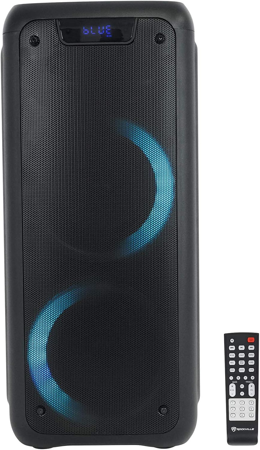 Rock Party 6 Dual 6.5" Portable Rechargeable Bluetooth Speaker