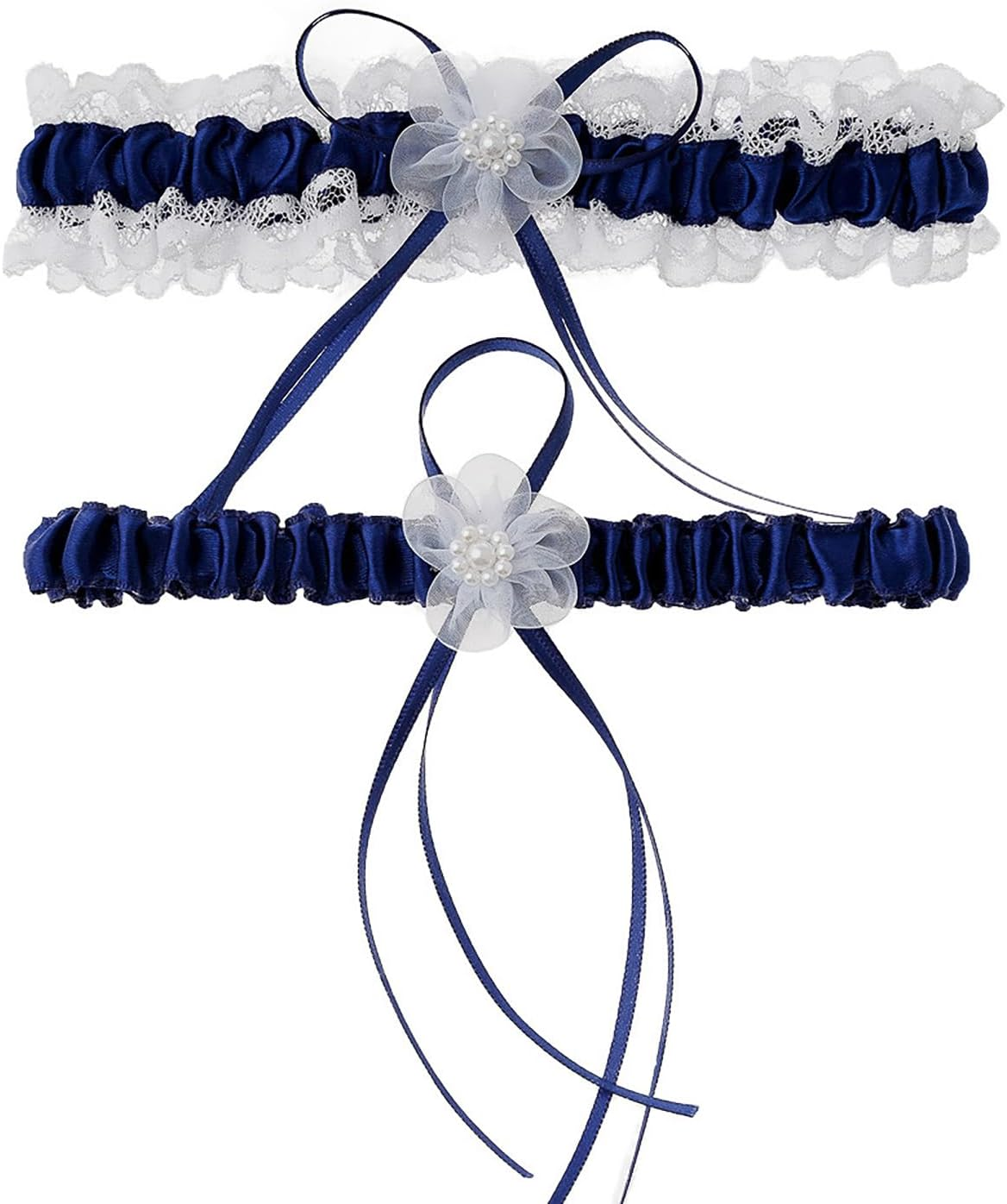 Wedding Garter for Bride Lace Bridal Elastic Garter Belt Something Blue Wedding Accessories