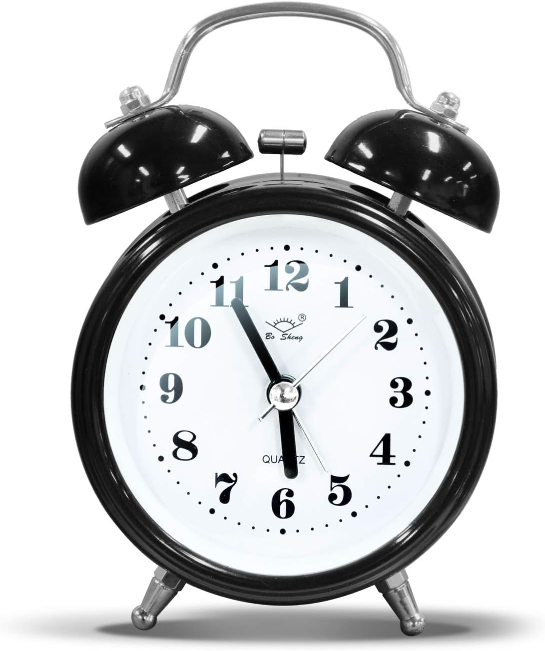 Twin Bell Alarm Clock, Super Loud Ringing for Heavy Sleepers, Retro Vintage