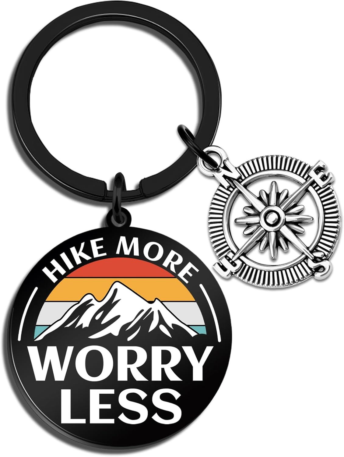 Hiking Gifts for Women Men Hiking Keychain Gifts for Hikers