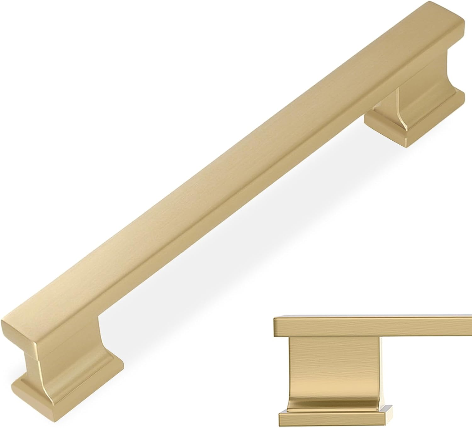 10 Pack 5 Inch(128Mm) Champagne Bronze Cabinet Handles Gold Kitchen Cabinet Pulls Cabinet Door Handles Kitchen Cabinet Hardware