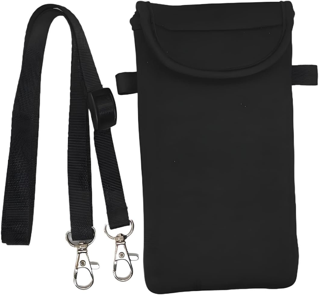 Universal Neoprene Phone Pouch Cell Case Sleeve with Neck Strap Lanyard Holder