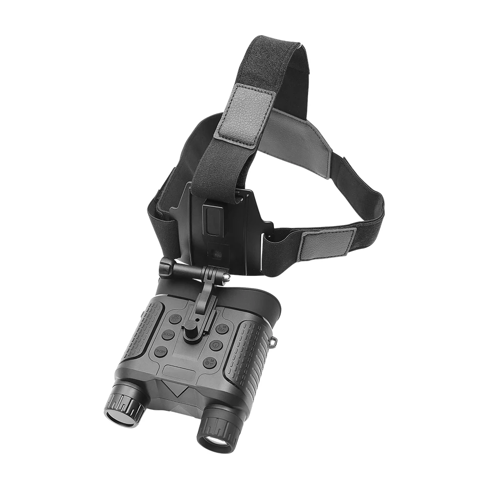 Hands-Free Head Mounted Night Vision Binocular 1080P HD Digital Infrared USB Rechargeable Lightweight for Hunting Camping