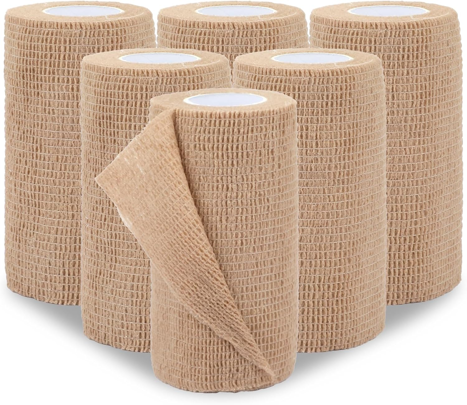 Self Adhesive Bandage Wrap 6 Pack, 4