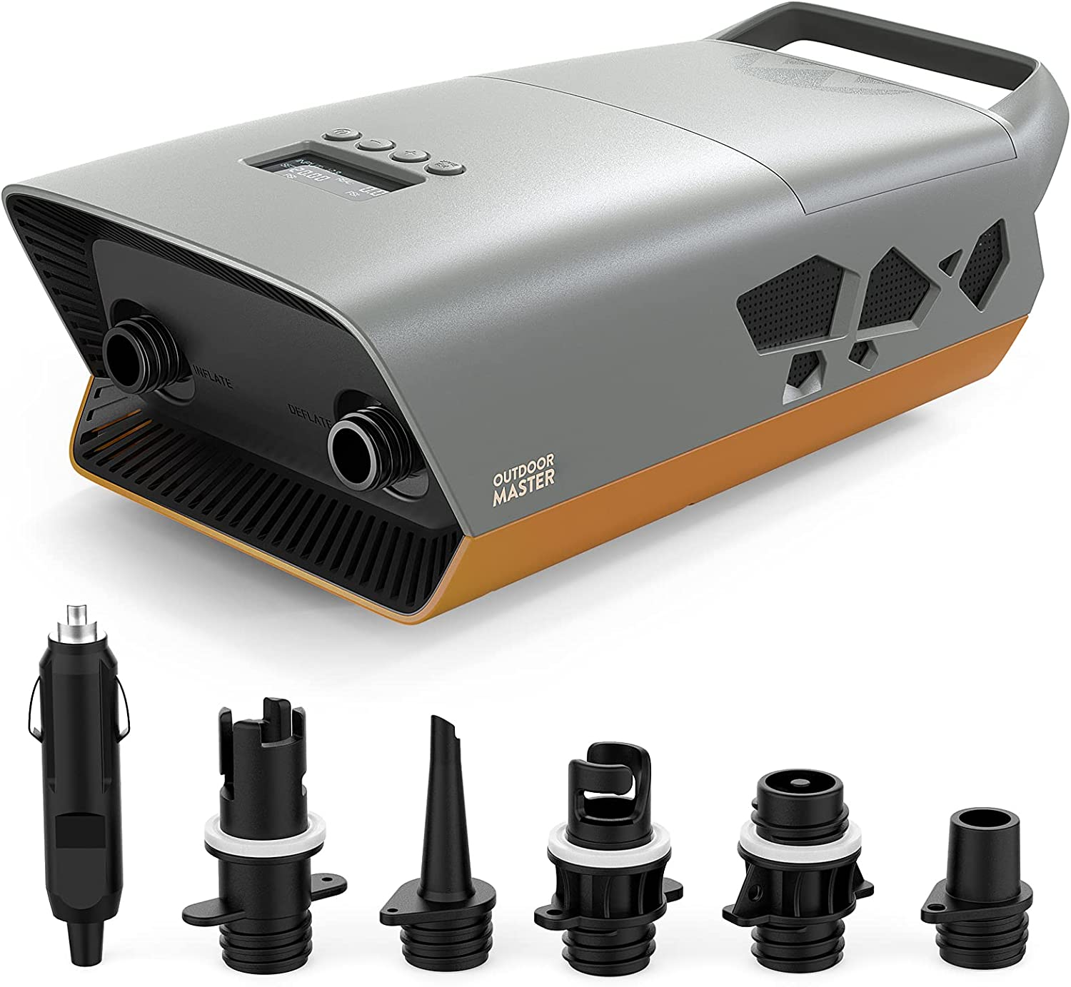 OUTDOORMASTER 電動エアーポンプ CACHALOT2 Travel SUP Pump | Auto Shutoff & 12V DC | OutdoorMaster®