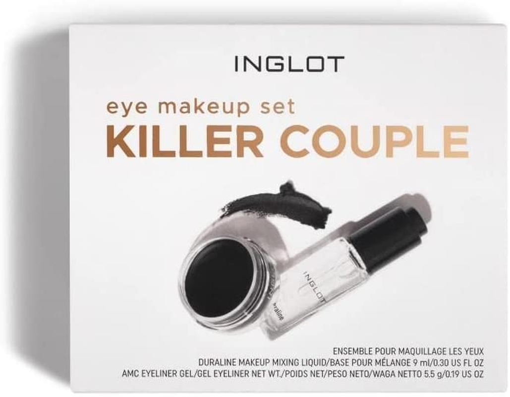 Inglot Killer Couple Set | Duraline + AMC Eyeliner Gel 77 | Black Eyeliner | ... - Picture 3 of 10