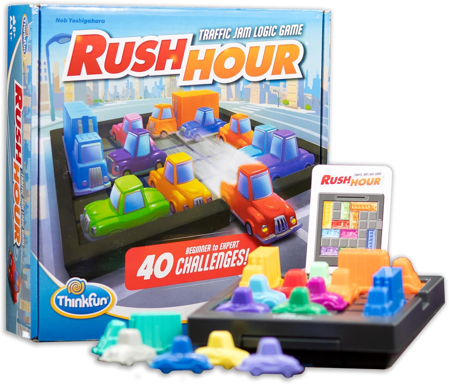 Rush Hour Traffic Jam Logic Game - Engaging STEM Toy for Kids Age 8 and up - Enhances Reasoning & Planning Skills - MESH Accredited - 20+ Awards - Trusted Worldwide Seller for over 20 Years