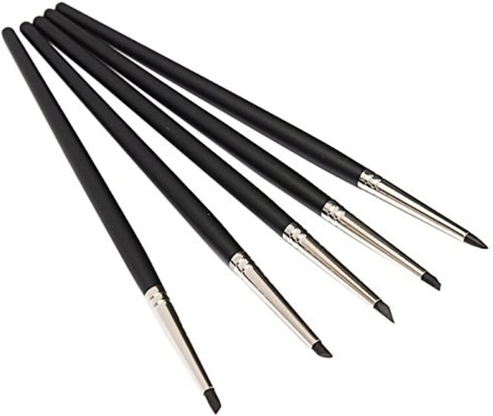 COMIART Clay Sculpture Tools Silicon Color Shapers Painting Brushes Size 6 - Picture 12 of 14